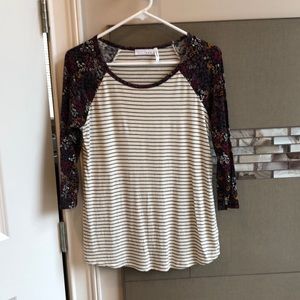 LUQ 3/4 sleeved top from stitch fix